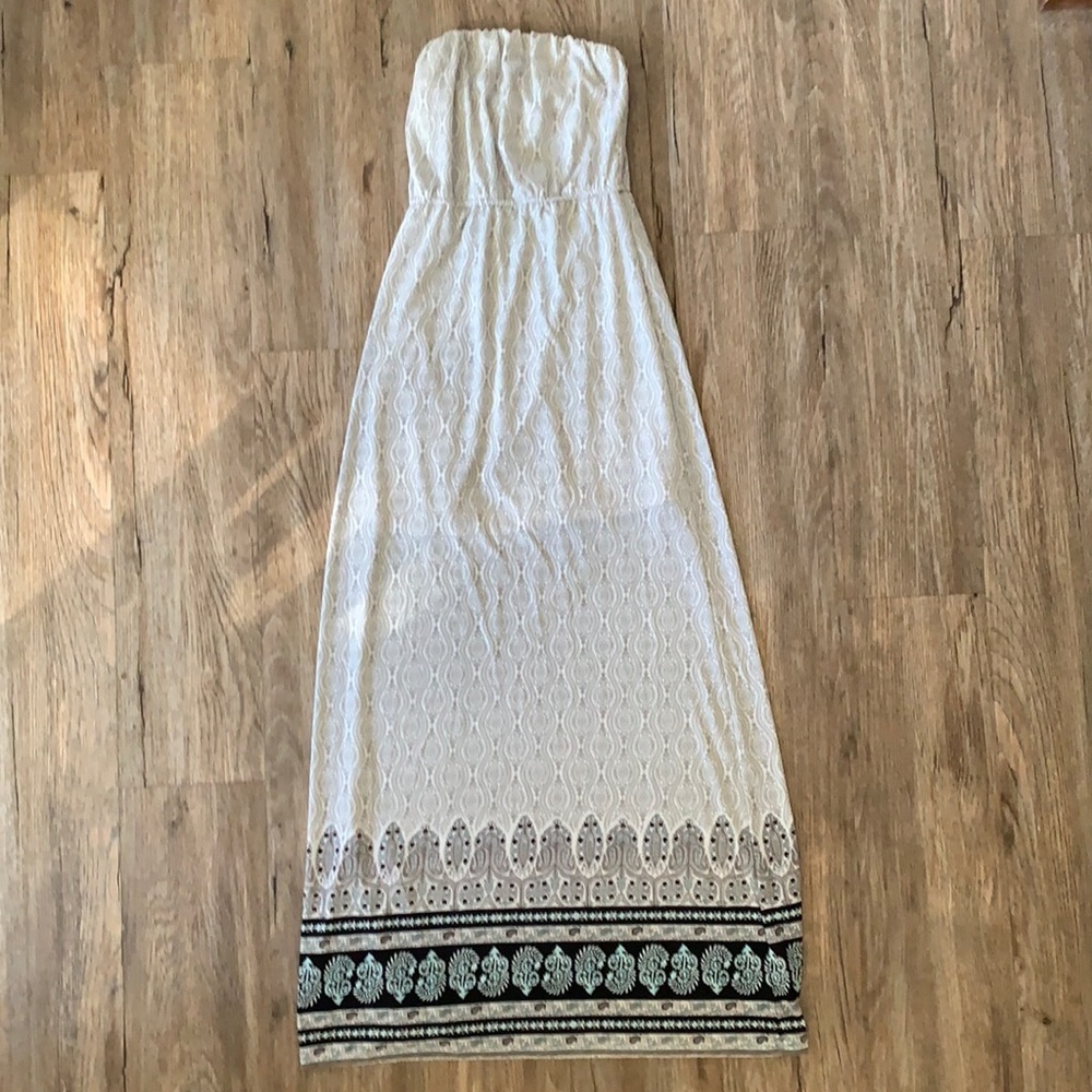 Strapless Maxi Dress